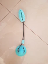 Pet Molar Bite Dog Toys Multifunction Rubber Pet Chew Toys Ball Puppy Suction Cup Pull