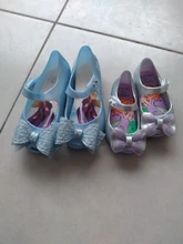 Disney-sandalias de princesa Elsa para niños y niñas, zapatos de animales, Mini Melissa, Lovely Melissa