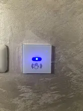SMATRUL-Interruptor de luz de pared inteligente con Sensor infrarrojo, Panel de pantalla de vidrio, sin línea de fuego, fuente de alimentación de 220V, 10A, UE, Reino Unido