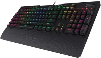 Redragon K586 Brahma RGB Mechanical Gaming Keyboard with 10 Extra On-Board Macro Keys, Dedicated Media Control, Blue Switches
Redragon K586 Brahma RGB Mechanical Gaming Keyboard with 10 Extra On-Board Macro Keys, Dedicated Media Control, Blue Switches