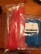 Nylon Ties Cable-Organizer Self-Lock-Cable-Ties Loop Plastic Mix-Color 100pcs Fasten