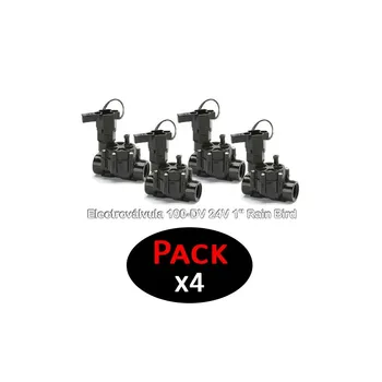 Solenoid 100-DV 24V 1 "Rain Bird (Pack 4 Units) | Used in irrigation fittings with programmer electrics.
Solenoid 100-DV 24V 1 "Rain Bird (Pack 4 Units) | Used in irrigation fittings with programmer electrics.
