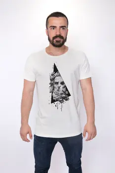 Angemiel Wear Black Triangle Inside Sculpture Cotton White Men 'S T-Shirt
Angemiel Wear Black Triangle Inside Sculpture Cotton White Men 'S T-Shirt