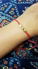 Feng Shui-Pulseras de la suerte, cordel rojo budista, pulsera de muñeca de hilo de cera, amistad, Yoga, oración, regalo único chino, joyería barata