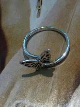 LEKANI-Anillo de Plata de Ley 925 con forma de mariposa, anillos abiertos, Estilo Vintage, Punk, con perlas de gato, joyería de boda, 2021