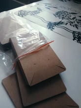 50 Uds 6x9cm pendientes y collar pantalla tarjetas de cartón pendiente paquete etiqueta tarjeta pendientes pendiente collares