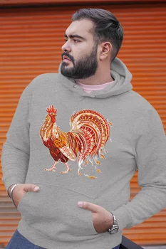 Angemiel Wear Orange Rooster Shades of Gray Men 'S Hooded Sweatshirt
Angemiel Wear Orange Rooster Shades of Gray Men 'S Hooded Sweatshirt