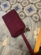 Bolso de mano con 3 cremalleras para mujer, Cartera de marca de carteras, monedero para llaves y tarjetas, monedero corto de lona para mujer y Niña