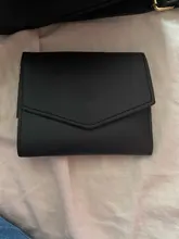 DOLOVE-cartera corta con borla para mujer, cartera pequeña coreana, sencilla, cuadrada, billeteras sencillas, monedero, Mini bolsa