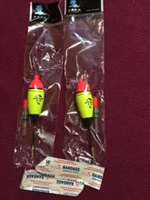 Luz de pesca flotante EVA, flotabilidad flotante, larga, Vertical, nocturna, palo de pesca en roca, aparejos Boya Bobber, 2 uds. 5g-40g