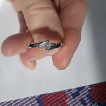 Anillo de piedra de circón redondo y pequeño para mujer, joyería de boda de Color plata Vintage, anillos de compromiso de cristal para mujer