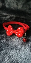 SUPREPET escapada Gato perro Collar con lazo Nudo de mariposa Collar de gato con Bell Collar ajustable para mascotas para perro suministros para mascotas gatos