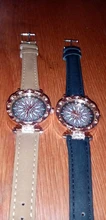 Las mujeres cielo estrellado cielo reloj de lujo de oro rosa diamante Relojes de Cuero ocasionales de las señoras banda de cuarzo reloj de pulsera mujer reloj zegarek damski