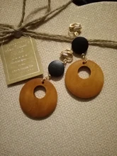 Joyería de colección de múltiples estilos para niña y mujer, aretes de Clip de hojas geométricas con personalidad creativo coreano, accesorios de moda para niña y Mujer