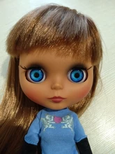 24 unids/lote 14mm Blyth muñeca ojos de Chips de vidrio delgado pupila ojo DIY accesorios BT109