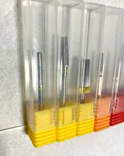 EasyNail-broca de taladro de acero de tungsteno para uñas, boquilla de carburo, removedor de Gel, limpiador de uñas, 3/32 pulgadas, 406502