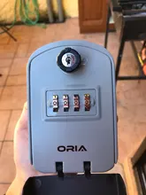 ORIA-caja de bloqueo de Llave combinada de 4 dígitos, caja de bloqueo de llave montada en la pared, almacenamiento seguro, caja resistente a la intemperie para el hogar y el exterior