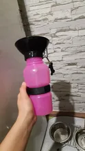 Botella de bebida de Mascota para perro y gato, tazón de alimentación portátil, dosificador de agua para perro, botella exprimible, suministros para mascotas para viaje al aire libre, 500ml