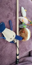 Interactive-Toys Teaser-Stick Cat Catcher Bird-Feather Plush-Cat-Wand Fish Cat Bell Mouse