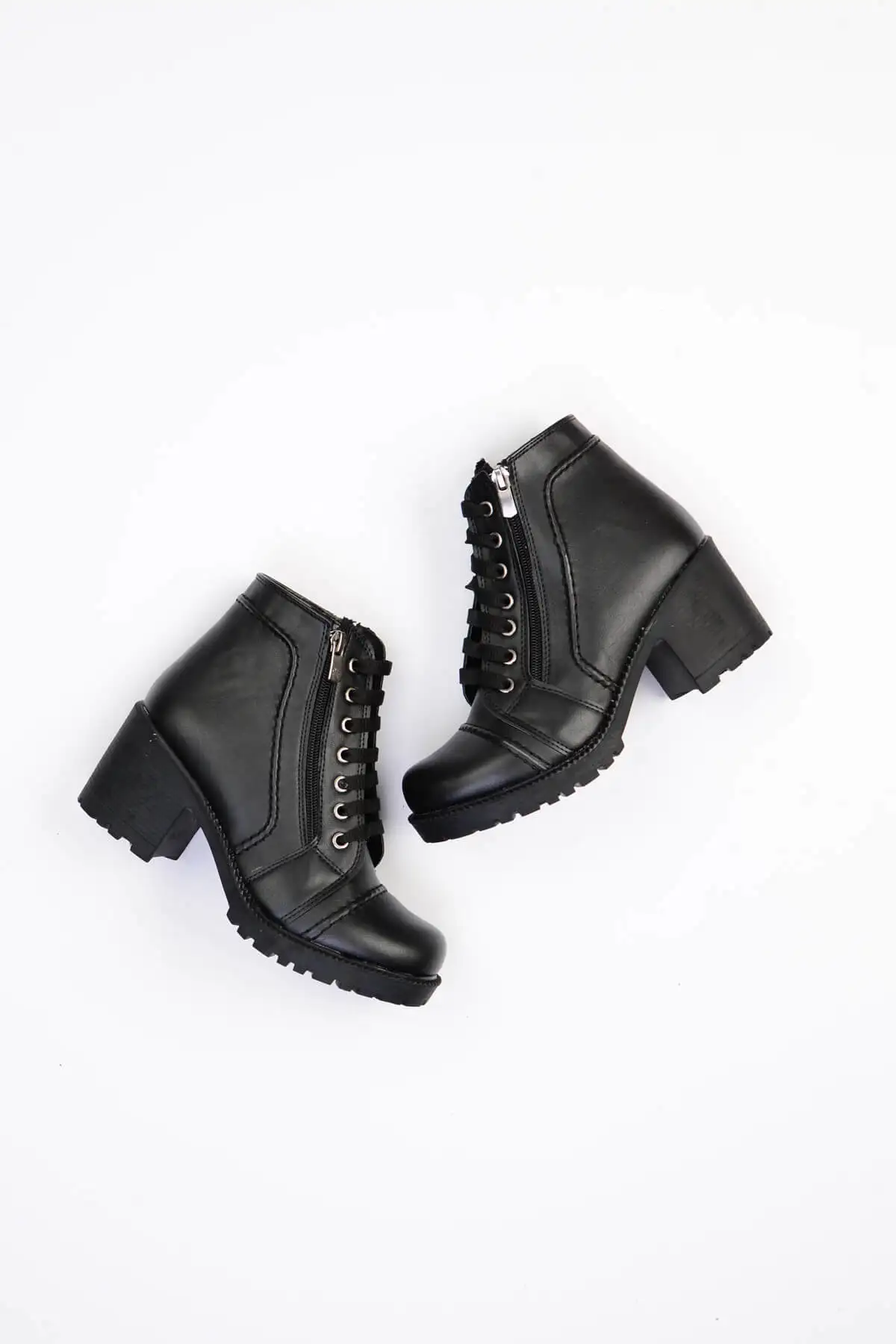 Бэмби черные женские ботинки G0510043409 |