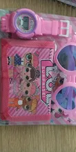 Lol-conjunto sorpresa Original, gafas, cartera, reloj, chica, juguetes de dibujos animados para niños, regalo de Navidad y Halloween