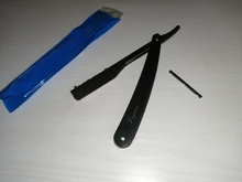 Afeitadora Manual profesional con filo recto, maquinilla de afeitar afilada de acero inoxidable, afeitadora plegable para barba con cuchilla, maquinilla de afeitar de seguridad