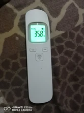 Termómetro Digital infrarrojo sin contacto para la frente, termómetro de pistola para cuerpo, dispositivo electrónico para la fiebre