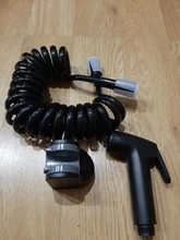 Handheld Bidet Sprayer-Set Diaper Cloth Hose-And-Holder Hygiene Black Baby with ABS