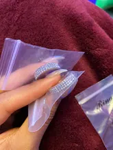 Anillos de boda de 3 filas de cristal transparente para Mujer, joyería de acero inoxidable con diamantes de imitación, para adolescentes