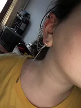 Pendientes geométricos con forma de cruz y hoja de estrella para mujer, aretes, Color dorado, sin Piercing, Clips, joyería