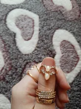 Tocona, 17 unids/set de lujo de cristal claro piedra conjuntos de anillos de boda para hombres y mujeres de la gota de agua flores el sol Geoemtric de joyería 8920