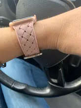 Correa de silicona para Apple watch 6, 44mm, 40mm, serie 5, 4, 3, 2 SE, accesorios, correa de Patrón de tejido, pulsera iWatch de 42mm y 38mm