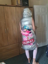 Vest Parka Coat Padded Hooded Spring Silver Pink Women Cotton Sleeveless ZQY1992