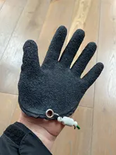Guantes antideslizantes de látex para pesca, protectores de mano antideslizantes con cierre magnético para pescar, 1 unidad
