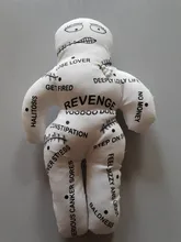 Mal jefe vudú muñeca hecho a mano personalizado de poliéster muñeca fiesta regalos