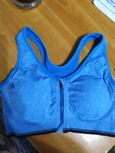 Sujetador deportivo con Push-Up y cremallera para mujer, ropa interior transpirable a prueba de golpes para gimnasio, Fitness, atletismo, correr, Yoga, Tops deportivos Bh