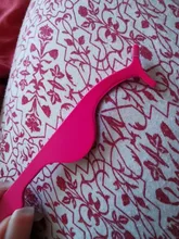 Mikiwi-Pinzas para pestañas falsas en forma de T, aplicador de pestañas postizas, rizador de extensiones, pinza auxiliar, herramienta de maquillaje