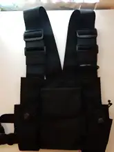 Ms moda aparejo de pecho táctico bolsa Diablo función funcional bolsa de pecho Streetwear Hip Hop bolsas ajustable chaleco Paquete de Kanye West