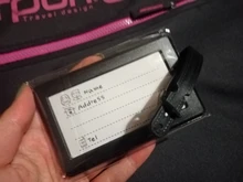 Tarjeta de silicona para equipaje, etiqueta colgante con nombre, estilo nacional, creativo, multicolor, dibujos geométricos, para equipaje/maleta