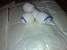 Reverse Osmosis Quick Coupling 1/4 3/8 Hose Connection Tee Y Connector + Way Equal Elbow
