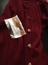 Cárdigan de manga larga para mujer, Rebeca de punto a rayas lisas con botones en forma de amor, cuello redondo, Ulzzang, Retro, elegante, Harajuku, otoño