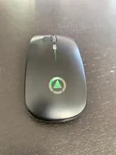 Ratón inalámbrico recargable RGB para ordenador, Mouse silencioso retroiluminado con LED ergonómico para juegos, portátil y PC