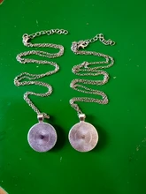 Invierno princesas Elas Anna regalo de vidrio redondo de cristal cabochon plata plateado/colgante de cristal collar de la joyería para regalo