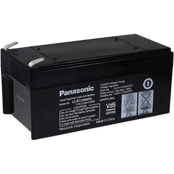 Panasonic lead acid battery LC-R123R4PG 
Panasonic lead acid battery LC-R123R4PG