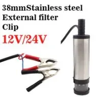 Aceite de la bomba de combustible Diesel 24V DC 12V bomba sumergible eléctrica bomba de acero inoxidable Mini carro de transferencia aceite keroseno de succión de la bomba de 30L/min