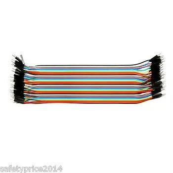 40 male CABLES 20cm jumpers dupont 2,54 arduino pic protoboars
40 male CABLES 20cm jumpers dupont 2,54 arduino pic protoboars
