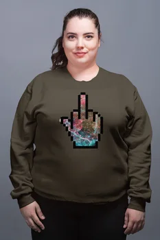 Angemiel Wear Galaxy Hand Green Women Sweatshirts 
Angemiel Wear Galaxy Hand Green Women Sweatshirts