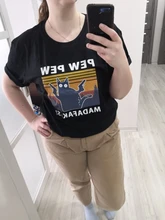 Graphic Tees Funny-Shirts Harajuku-Tops Print Loose Madafakas Crew-Neck Summer for Woman