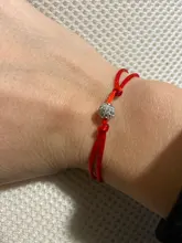 CHSXY-pulsera de cuerda de hilo rojo de la amistad de la suerte, abalorio de bola de circón cúbico de alta calidad, joyería tejida a mano minimalista