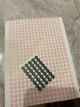 Sellos de agujero de tornillo de 5 mm de diámetro, pegatinas de vacío para pruebas de seguridad V28, 400 Uds.